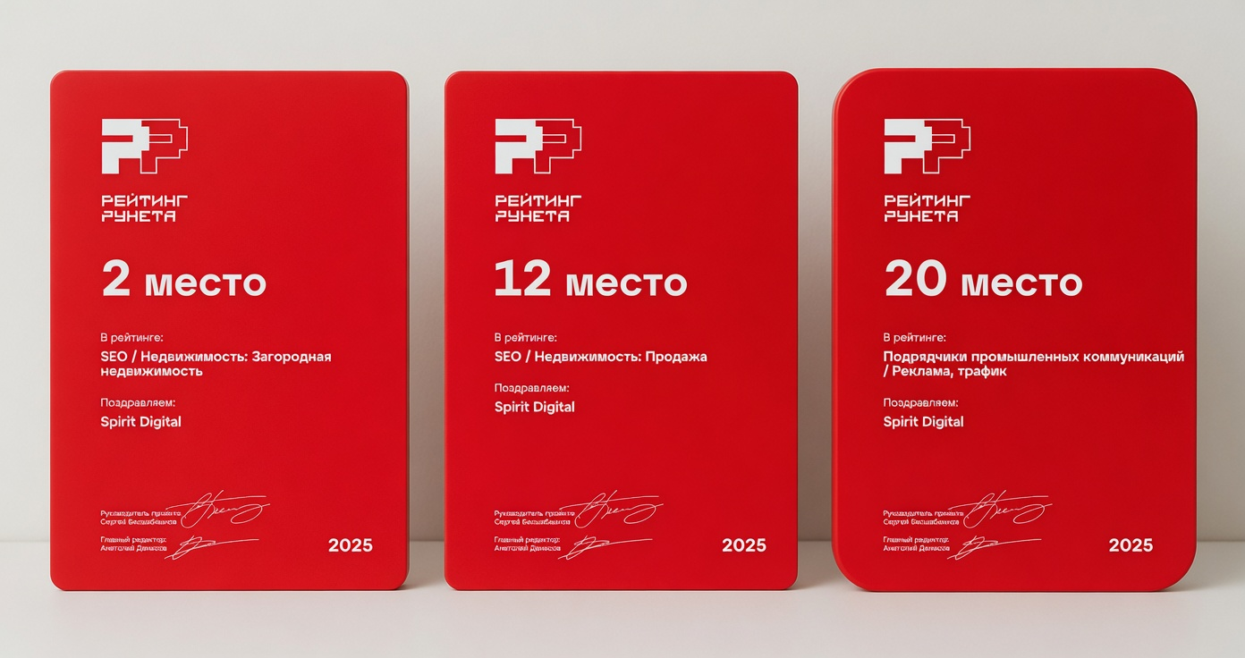 Рейтинг Рунета 2, 12 и 20 место, 2025
